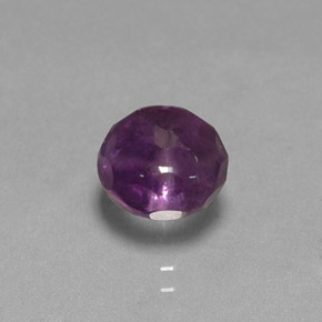 Amatista Violeta natural de 2.62 ct, Transparente, Transparente / Translúcido