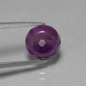 Amatista Violeta natural de 2.62 ct, Transparente, Transparente / Translúcido