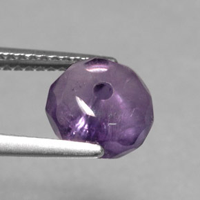 Amatista violeta natural de 2,47 ct, transparente, transparente / translúcido