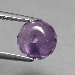 Amatista violeta natural de 2,47 ct, transparente, transparente / translúcido