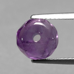Amatista violeta natural de 2,34 ct, transparente, transparente / translúcido