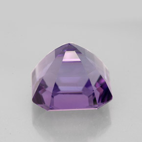 Amatista violeta natural de 5,77 ct, corte esmeralda, VVS