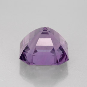 Amatista violeta natural de 4,24 ct, corte esmeralda, VVS