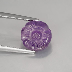 Amatista Violeta natural de 2.32 ct, Forma elegante, Translúcido