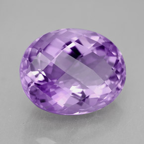 Amatista Violeta natural de 7.54 ct, Corte Óvalo, IF