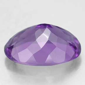 Amatista Violeta natural de 5.37 ct, Corte Óvalo, VVS
