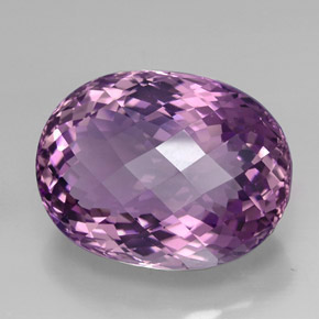 Amatista violeta natural de 44,58 ct, corte óvalo, IF