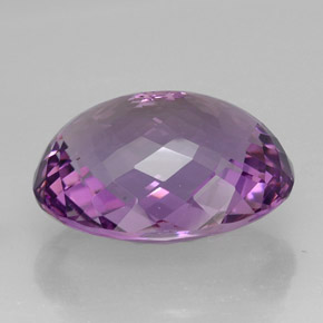 Amatista violeta natural de 44,58 ct, corte óvalo, IF
