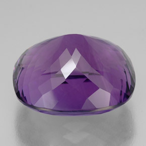 Amatista violeta natural de 62,57 ct, corte cojín, VVS-VS