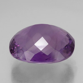 Amatista violeta natural de 32,73 ct, corte cojín, VVS-VS