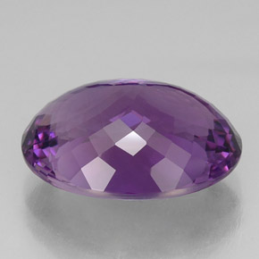 Amatista Violeta natural de 24.97 ct, Corte Óvalo, VVS