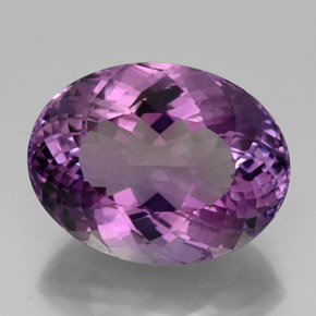 Amatista violeta natural de 33,03 ct, corte óvalo, VVS