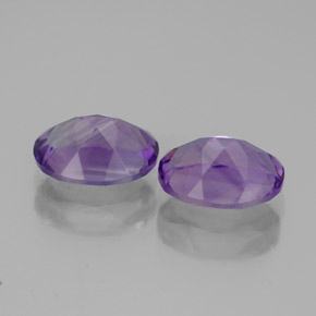 Gemas de amatista violeta natural de  ct, corte óvalo, VVS-VS