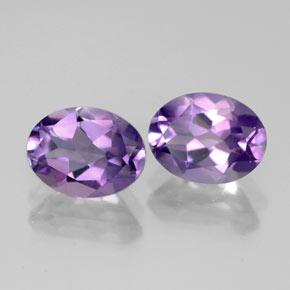 Gemas de amatista violeta natural de  ct, corte óvalo, VVS-VS