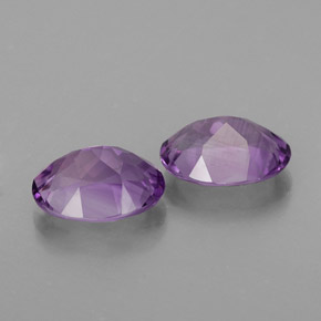 Gemas de amatista violeta natural de  ct, corte óvalo, VVS-VS