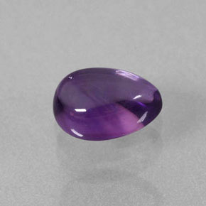 Amatista violeta natural de 0,86 ct, transparente, transparente / translúcido
