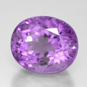 Amatista violeta natural de 6,15 ct, corte óvalo, VVS
