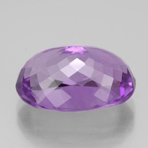 Amatista violeta natural de 7,85 ct, corte óvalo, VVS