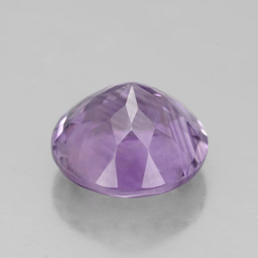 Amatista violeta natural de 2,53 ct, corte redondo, VS