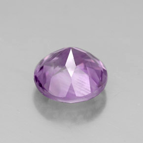 Amatista violeta natural de 2,56 ct, corte redondo, VVS-VS