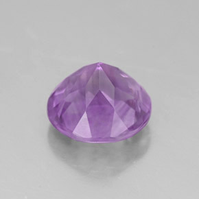 Amatista violeta natural de 2,64 ct, corte redondo, VVS-VS