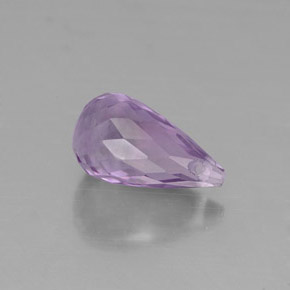 Amatista violeta natural de 1,40 ct, briolette, VVS-VS