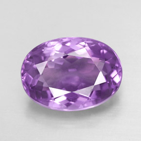 Amatista violeta natural de 5,99 ct, corte óvalo, VVS