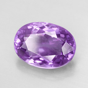 Amatista violeta natural de 5,99 ct, corte óvalo, VVS
