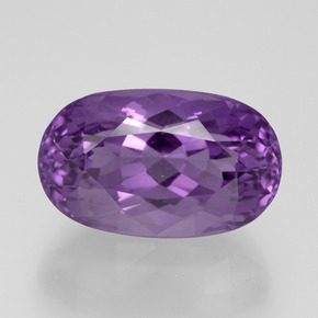 Amatista Violeta natural de 12.02 ct, Corte Óvalo, VVS-VS