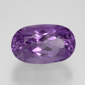 Amatista Violeta natural de 12.02 ct, Corte Óvalo, VVS-VS