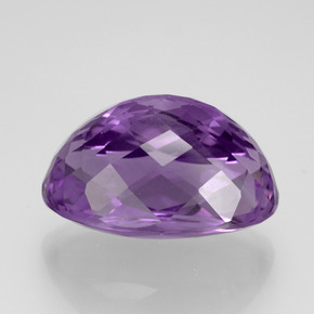 Amatista Violeta natural de 12.02 ct, Corte Óvalo, VVS-VS