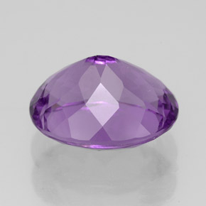 Amatista violeta natural de 4,36 ct, corte óvalo, VS-SI