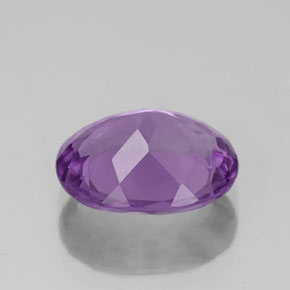 Amatista Violeta natural de 2.86 ct, Corte Óvalo, VS