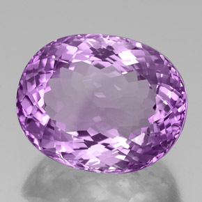 Amatista violeta natural de 39,35 ct, corte óvalo, VVS