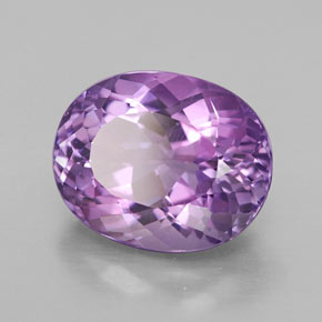Amatista violeta natural de 4,76 ct, corte óvalo, VVS