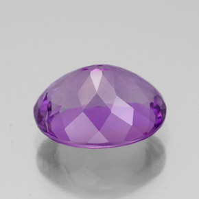Amatista violeta natural de 4,50 ct, corte óvalo, VVS