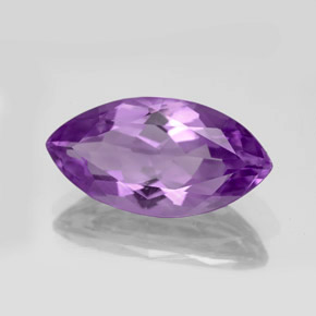 Amatista violeta natural de 8,24 ct, marquesa, VVS-VS