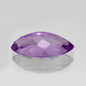 Amatista violeta natural de 8,24 ct, marquesa, VVS-VS