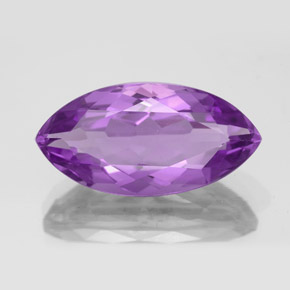 Amatista violeta natural de 8,44 ct, marquesa, VVS-VS