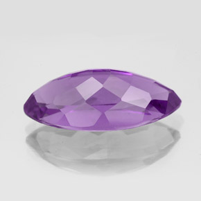 Amatista violeta natural de 8,44 ct, marquesa, VVS-VS