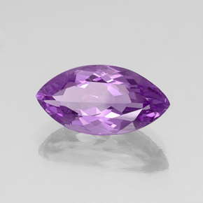 Amatista violeta natural de 7,93 ct, marquesa, VS