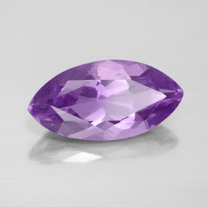 Amatista violeta natural de 5,29 ct, marquesa, VVS-VS