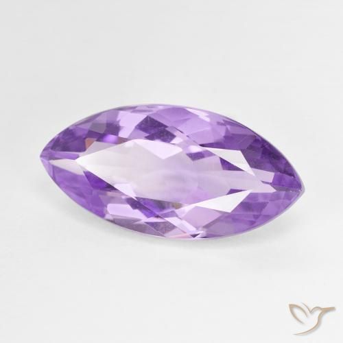 Amatista Violeta iris intenso natural de 6.22 ct, Marquesa, VS