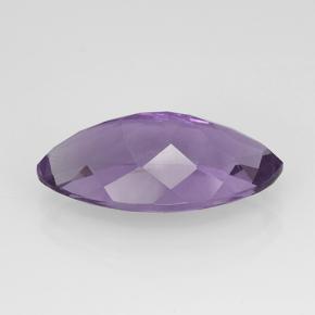 Amatista violeta natural de 5,95 ct, marquesa, VS