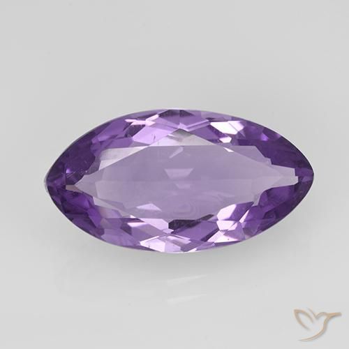 5.94ct Natural Violeta medio Amatista, Marquesa, VS
