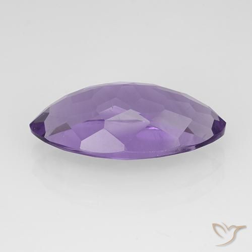 Amatista Violeta medio natural de 5.94 ct, Marquesa, VS