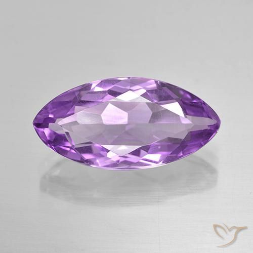 5.79ct Natural Violeta púrpura intenso Amatista, Marquesa, VS