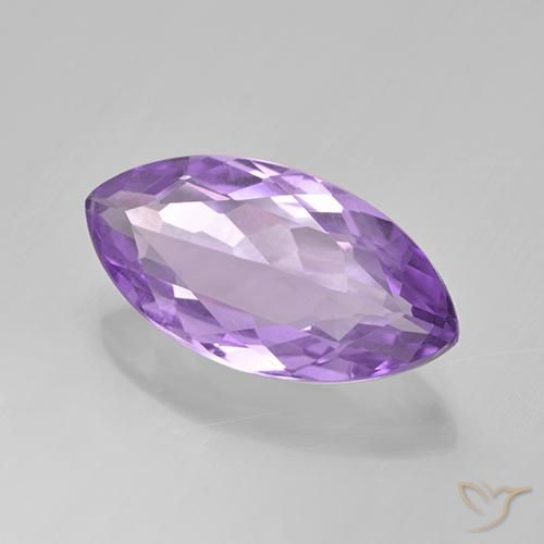 Amatista Violeta iris intenso natural de 5.26 ct, Marquesa, VVS-VS