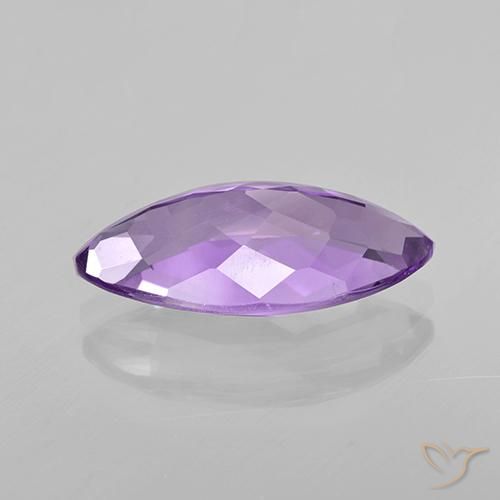 Amatista Violeta iris intenso natural de 5.26 ct, Marquesa, VVS-VS