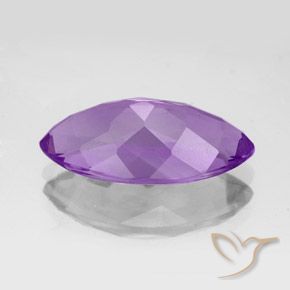 Amatista Violeta púrpura natural de 5.85 ct, Marquesa, VS
